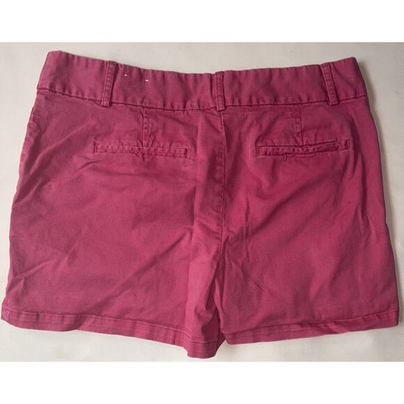 Ann Taylor LOFT Rivera Shorts Women’s Size 10 Pink Cotton Chino Pockets 3.5" - Picture 6 of 6